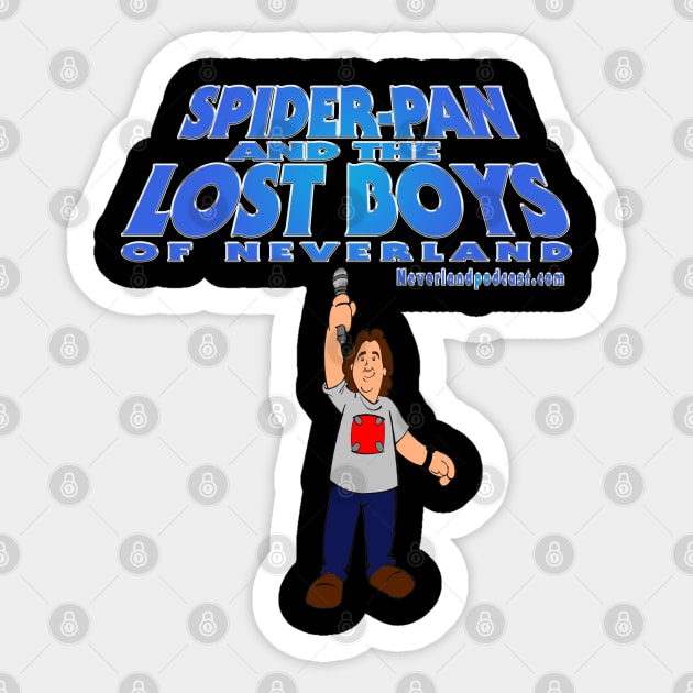 Spider-Pan and the Lost Boys of Neverland Sticker by SpiderPan